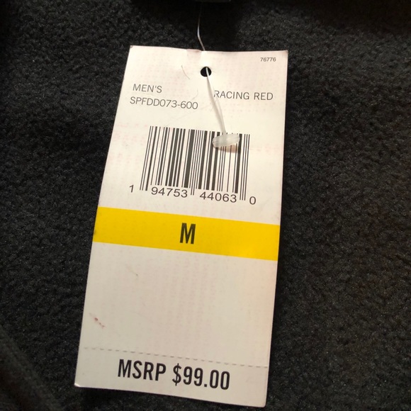 NWT Spyder 1/4 Zip Pullover Jacket With Hoodie - Picture 5 of 5